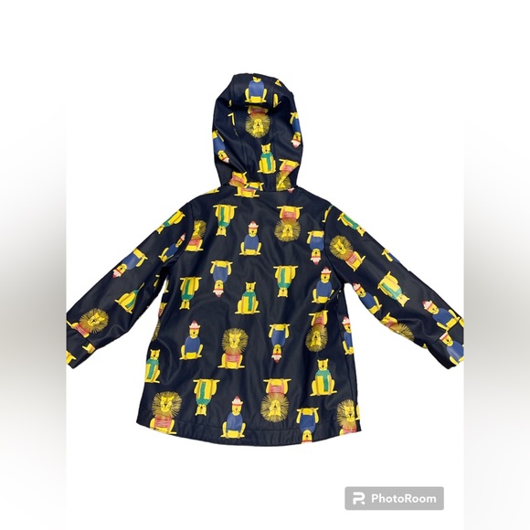 Joules Clothing Rain Coat Lion Great Britain Size 3y - Picture 2 of 6